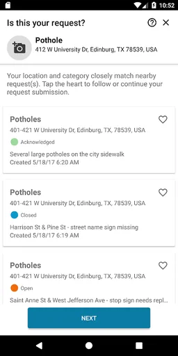 Edinburg 311 screenshot 6
