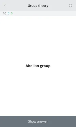 TeXEditor LaTeX Math Flashcard screenshot 3