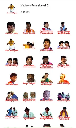Vadivelu Stickers screenshot 5