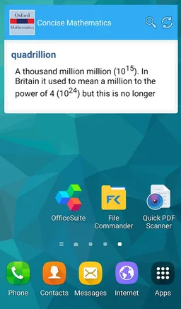 Oxford Mathematics Dictionary screenshot 7