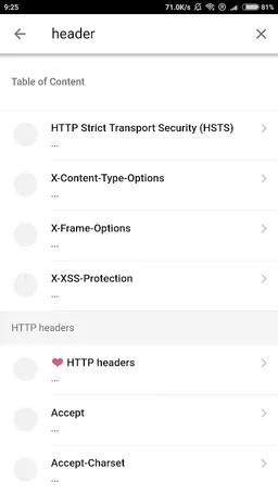 HTTP Reference screenshot 2