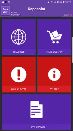 TheVR App - rajongói screenshot 1