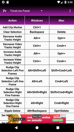 Shortcuts For Adobe screenshot 2