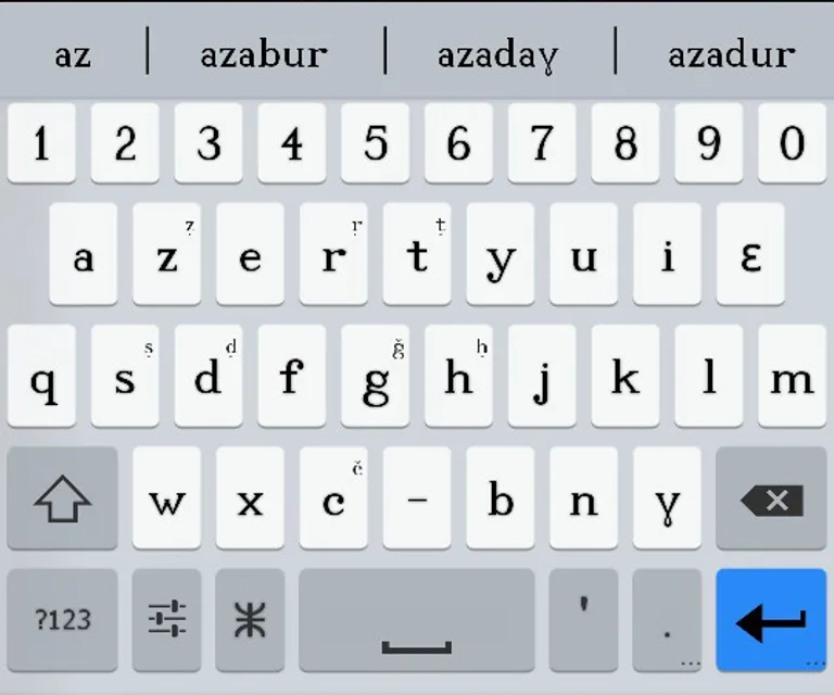 KeyBer Keyboard Amazigh screenshot 7