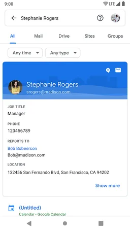 Google Cloud Search screenshot 5