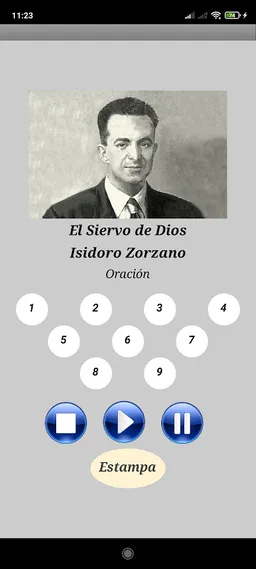 Isidoro Zorzano novena screenshot 3