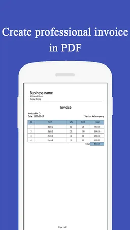Smart Invoice - keep all bills screenshot 2