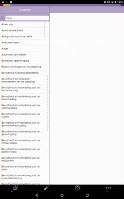 Verpleegkundige interventies A screenshot 4