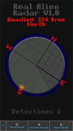 Real Alien Radar screenshot 1