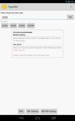 FlightMet Sweden screenshot 3