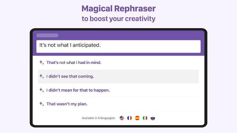 Reverso Rephraser & Synonyms screenshot 5