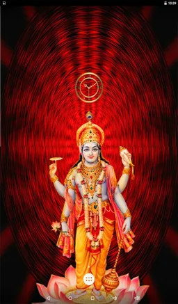 God Vishnu Clock LWP screenshot 10