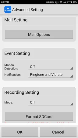 MAJESTIC IPCAM screenshot 1