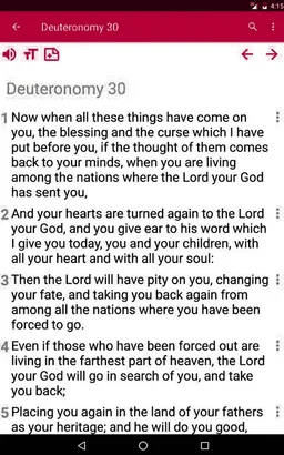 Bible Easy to read Version screenshot 24