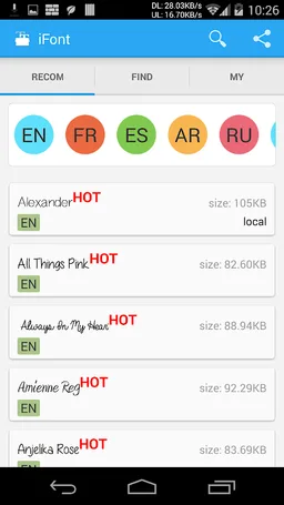 iFont(Expert of Fonts) screenshot 1