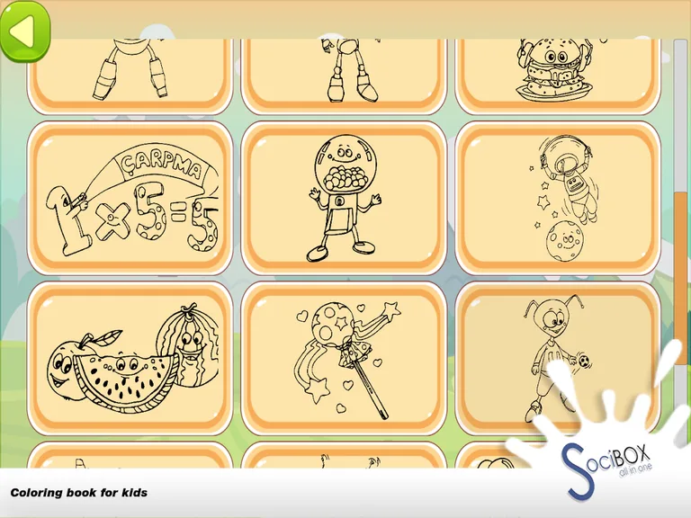 aliens coloring book screenshot 16