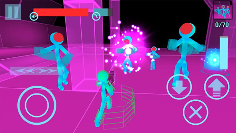 Stickman Neon Gun Warriors screenshot 2