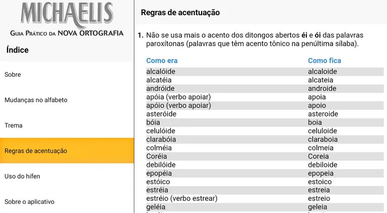 Michaelis Guia Nova Ortografia screenshot 9