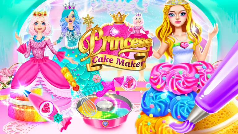 Rainbow Princess Cake Maker screenshot 7
