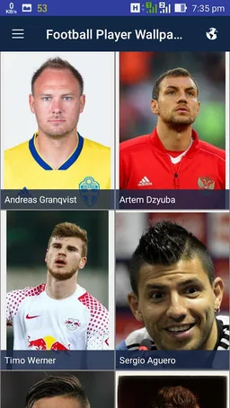 Football Players Wallpaper screenshot 2