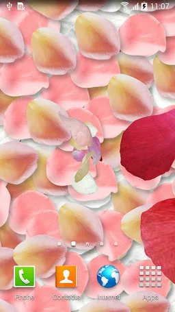 3D Petals Live Wallpaper screenshot 1