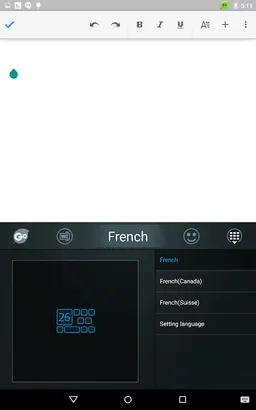 French Language - GO Keyboard screenshot 11