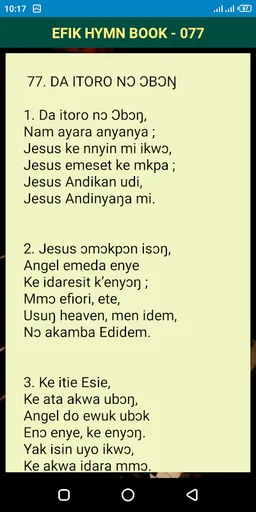 Efik Hymn Book [Ŋwed Ikwɔ] screenshot 12