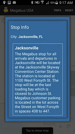 Megabus USA screenshot 1