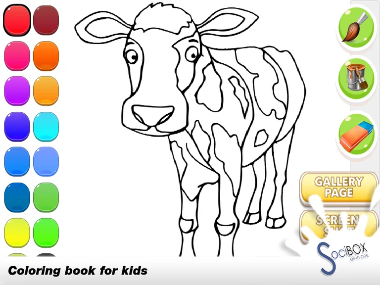 Coloring Book For Kids - Cow screenshot 6