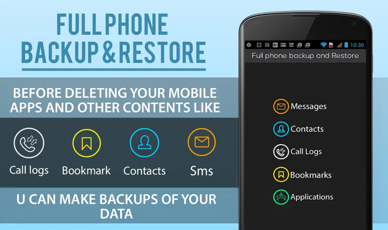 Full Phone Backup & Restore screenshot 1