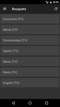 Smart TV screenshot 1