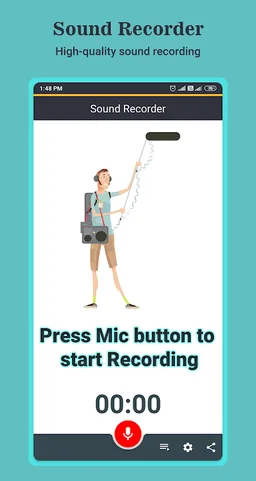Sound Recorder - High Quality Audio Recorder screenshot 2