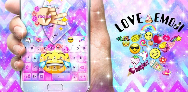 Love Emoji GO Keyboard Theme cover image
