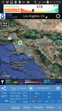 KTLA Los Angeles Weather screenshot 1
