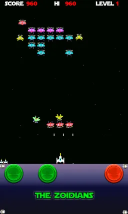 The Zoidians Invaders screenshot 1