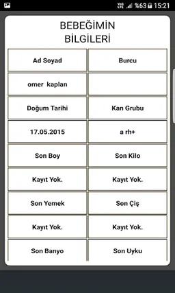 Bebekler İçin Bilgi Takibi screenshot 4