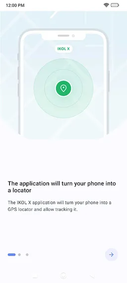 IKOL X phone location screenshot 1