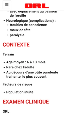 O R L (Oto-Rhino-Laryngologie) screenshot 12