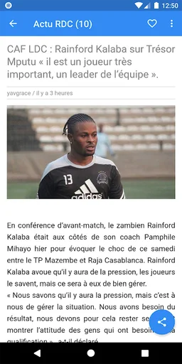 Congo RDC actualité screenshot 6