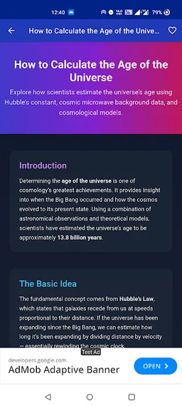 Cosmology screenshot 4