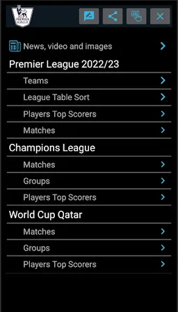 Premier League ChampionsLeague screenshot 1