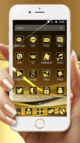 Luxury Gold Theme screenshot 2