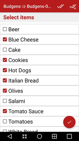 Grocery list screenshot 5