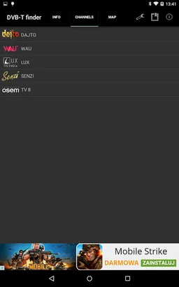 DVB-T finder screenshot 8