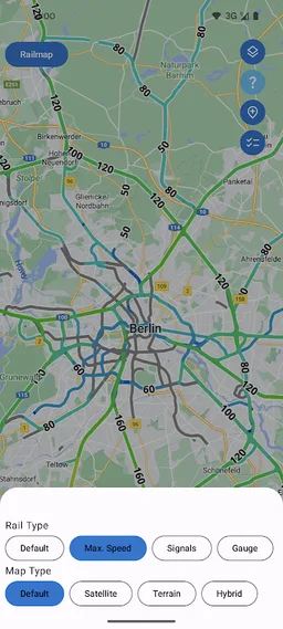 Railmap for OpenRailwayMap screenshot 5