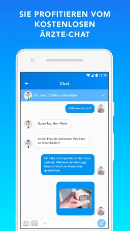 eedoctors–virtuelle Arztpraxis screenshot 1