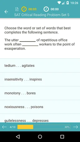 SAT: Practice,Prep,Flashcards screenshot 5