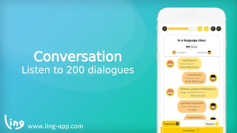 Ling Learn Malayalam Language screenshot 3