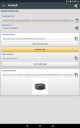 AmALfi Amazon™ Affiliate Links screenshot 8