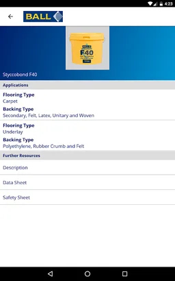 F Ball & Co. Ltd. RAG screenshot 7